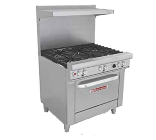 4361A Range, 36", 6 Open Burners