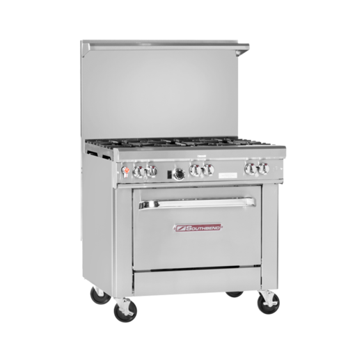 4361D Range, 36", 6 Open Burners