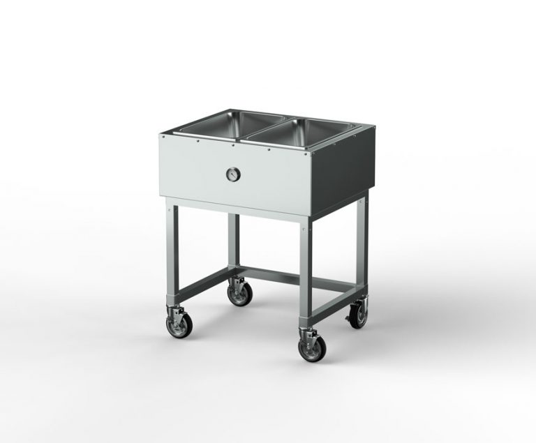 29" Mobile Stainless Steel Ice Bath Cart