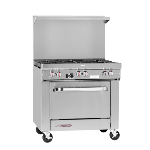 S36D Range, 36", 6 Open Burners